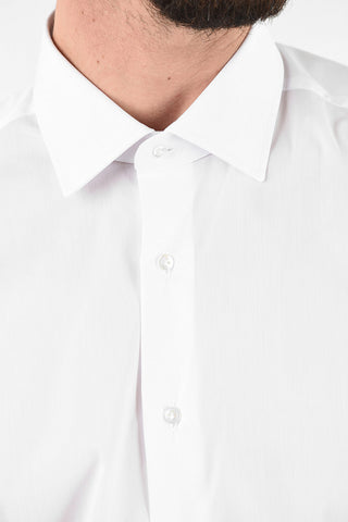 spread collar cufflink shirt