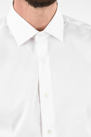 spread collar cufflink shirt