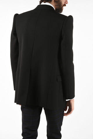 Virgin Wool Open Front BALEN Blazer