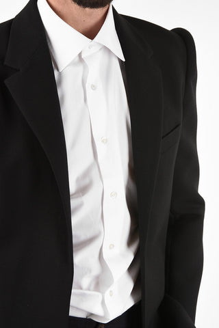 Virgin Wool Open Front BALEN Blazer