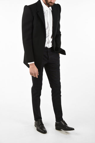 Virgin Wool Open Front BALEN Blazer