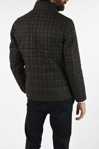 ID plaid drop 6R snap button Outdoor ROWER EKOSE jacket