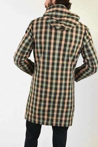 CC COLLECTION gun club check MELANIE snap button coat