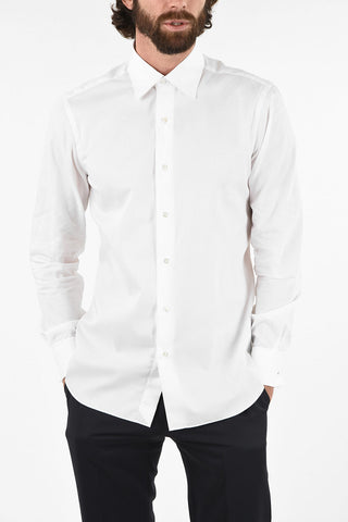 hairline striped classic collar Cufflink shirt