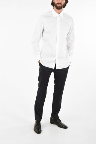 hairline striped classic collar Cufflink shirt