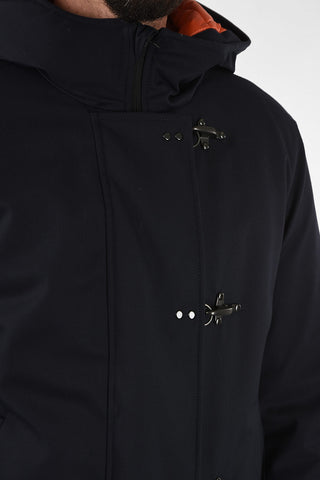 Giubbotto Imbottito con Chiusura a Moschettoni e Zip