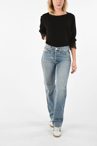 Higth Rise Wide Jeans