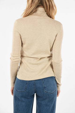 Cashmere and Silk turtle-neck sweater