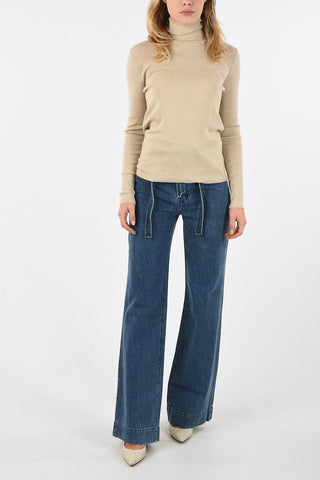 Cashmere and Silk turtle-neck sweater