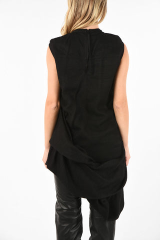 Silk and Wool TRILOBITE Draped Top