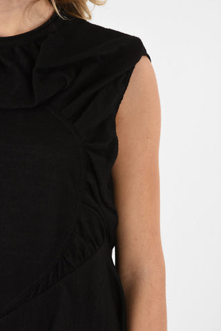 Silk and Wool TRILOBITE Draped Top