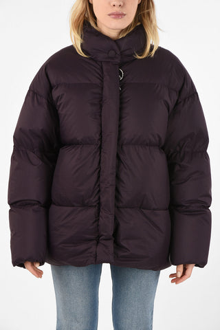 Destructured Down Jacket With Zip Closure