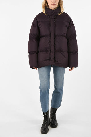 Destructured Down Jacket With Zip Closure