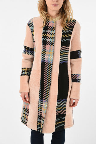 Shearling with Embroidered Details
