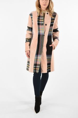 Shearling with Embroidered Details
