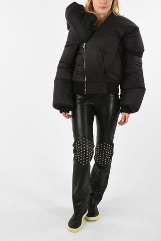 full zip DOLL BOMBER Cropped Down jacket