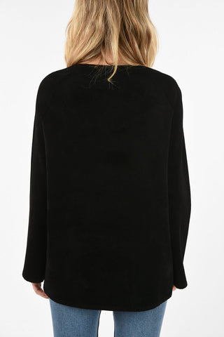 Chenille Boat Neck Pullover