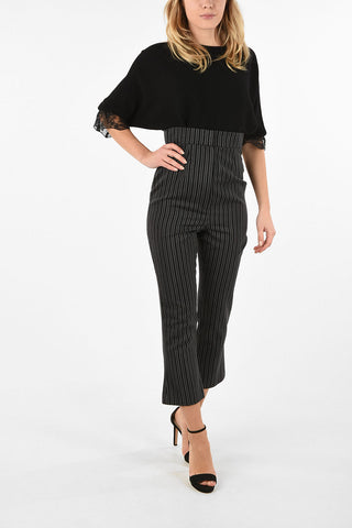 pencil striped high-rise LE CORSAIRE TROMPETTE pants