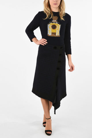 kissing cuffs wrap skirt