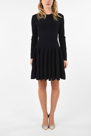 Pleated Midi Dress
