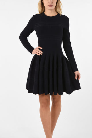 Pleated Midi Dress