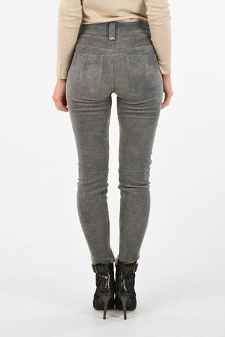 leather skinny fit pants