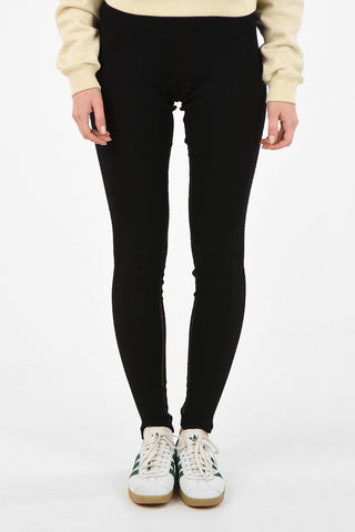 ADIDAS Ribbed leggings with Side Band