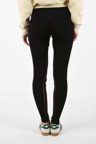 ADIDAS Ribbed leggings with Side Band