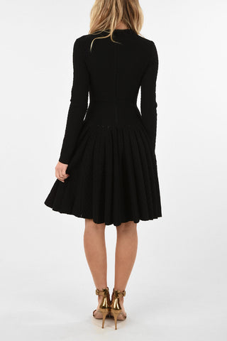 Pleated Midi Dress