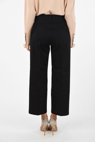 Stretch Cotton Hight Waist DUE Palazzo Pants