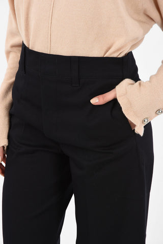 Stretch Cotton Hight Waist DUE Palazzo Pants