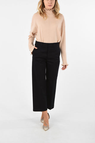 Stretch Cotton Hight Waist DUE Palazzo Pants