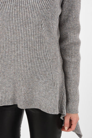 Ribbed GRACE v-neck sweater