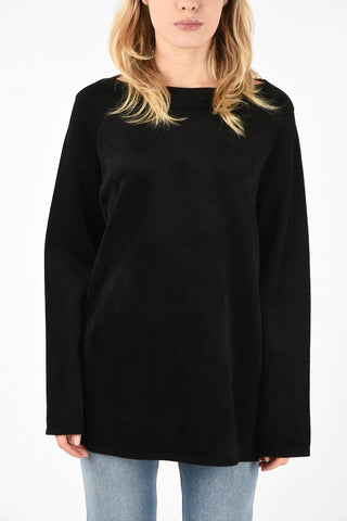 Boat Neck Chenille Pullover