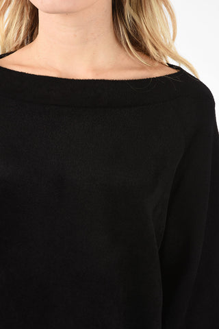 Boat Neck Chenille Pullover