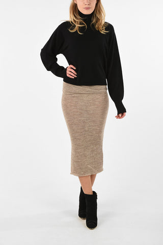 cashmere turtle-neck sweater