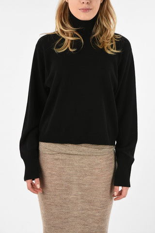 cashmere turtle-neck sweater