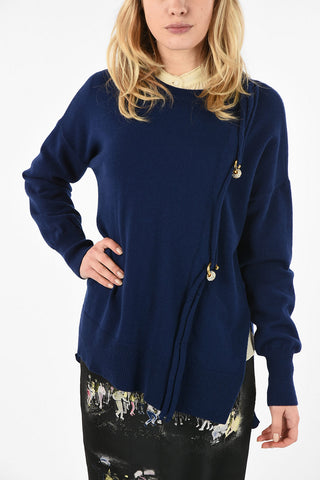 Crewneck Sweater GERBERA with Jewel Applications