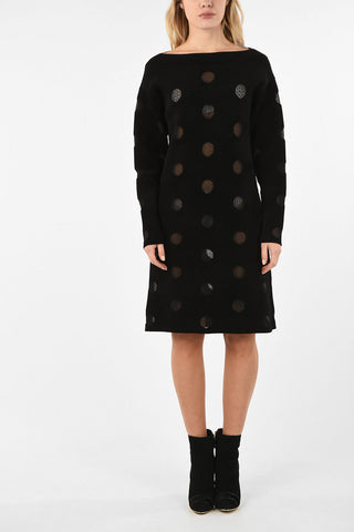 Vestito JALOUSIES con Dettagli Ricamati in Pizzo