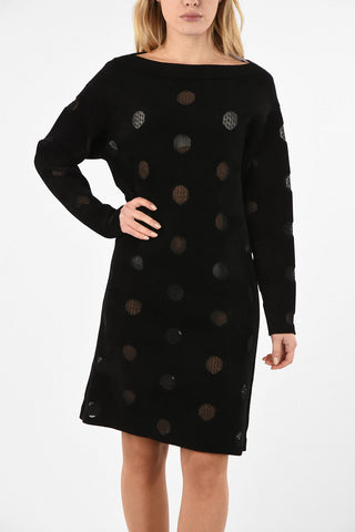 Vestito JALOUSIES con Dettagli Ricamati in Pizzo