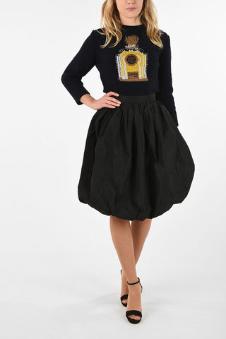knee length GENEROUS bubble skirt