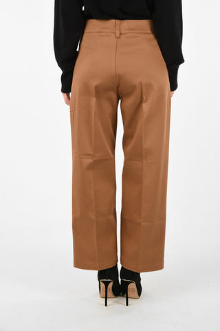 Stretch Cotton Hight Waist DUE Palazzo Pants 
