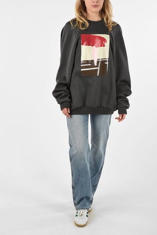 Printed Crewneck Sweatshirt