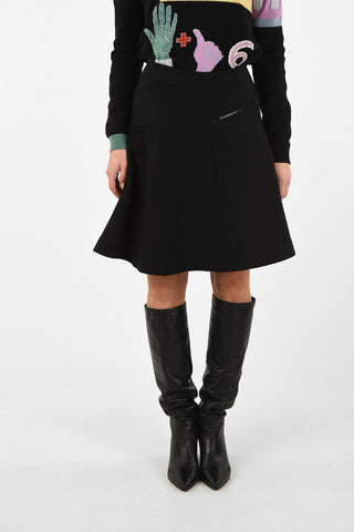 wool circle skirt
