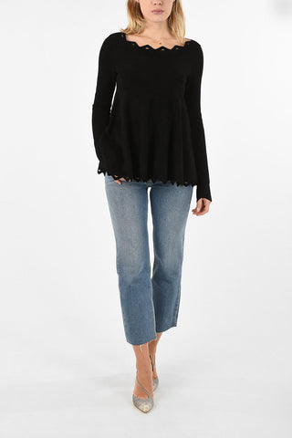 Top with Scallop Details