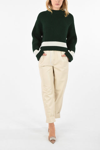 cable knit Crew-Neck Sweater