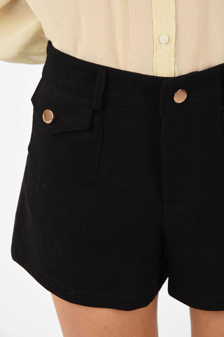 RED Wool shorts