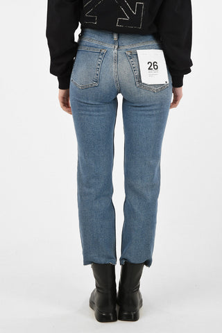 Hight Rise STOVE PIPE Straight Fit Jeans