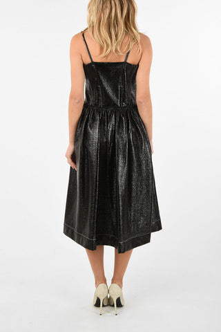 vestito in Cotone Spalmato