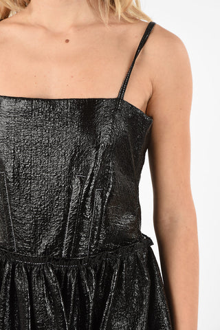 vestito in Cotone Spalmato